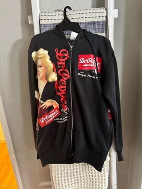 Dr Pepper zip up hoodie